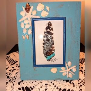 Feathered Art In picture Frame